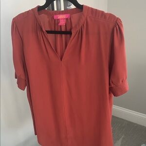 Catherine Malandrino Women's Rust Blouse